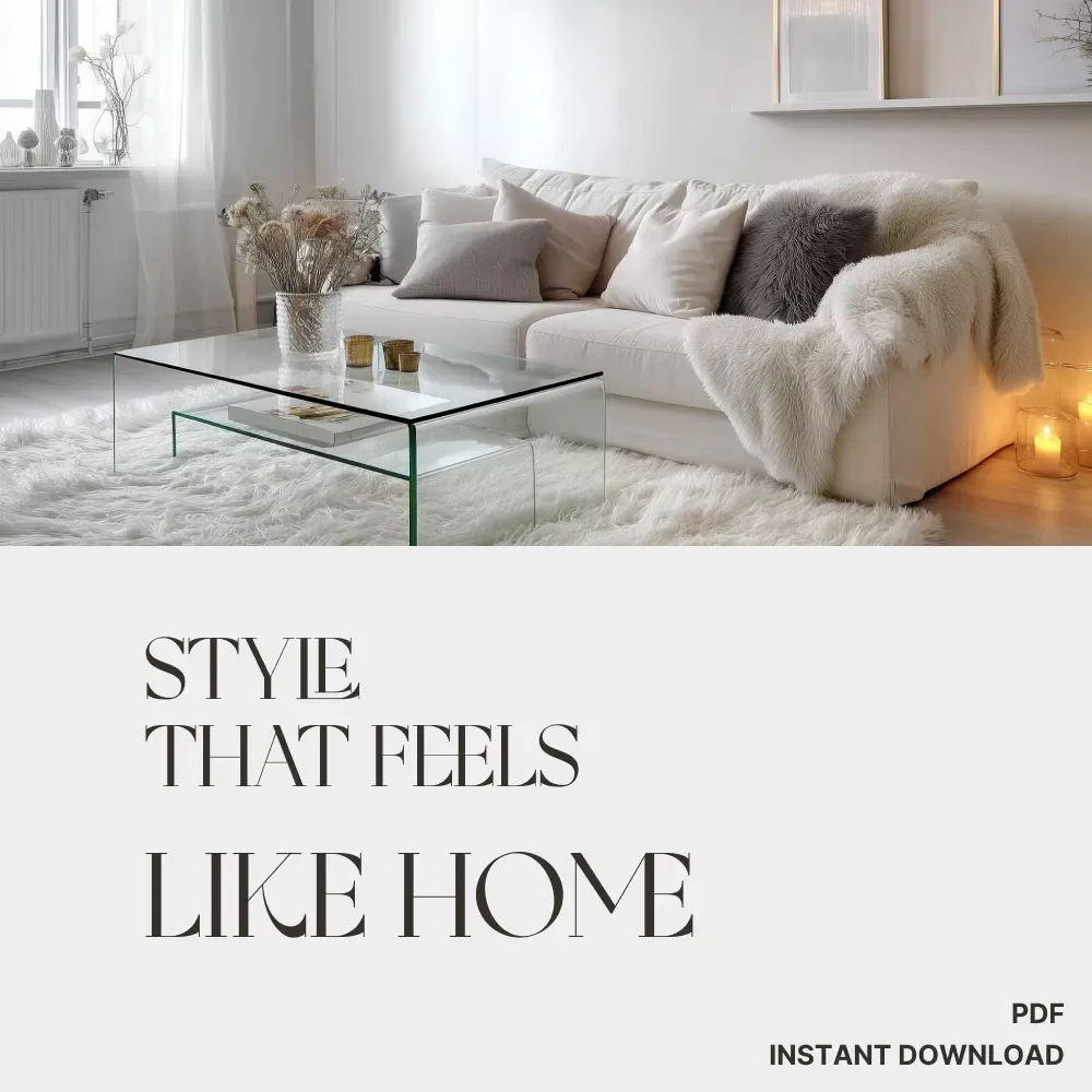 Style That Feels Like Home | How to Find Your Home Décor Style eBook | Interior Design Inspiration & Practical Guide for Creating a Space You Love
