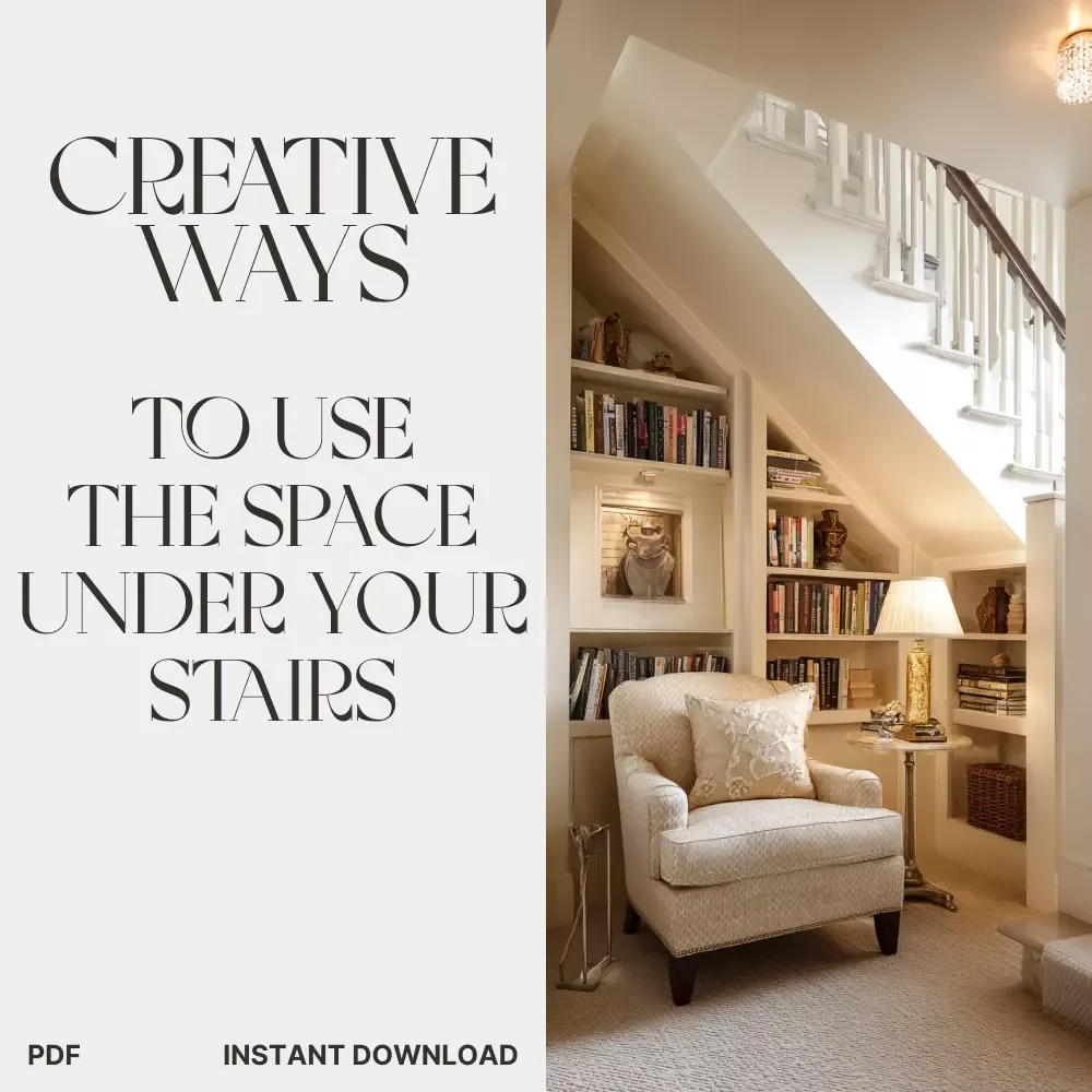Creative Ways to Use the Space Under Your Stairs | Home Design Guide for Hidden Storage, Cozy Nooks & Functional Ideas | What to Do with Space Under Stairs Inspiration eBook