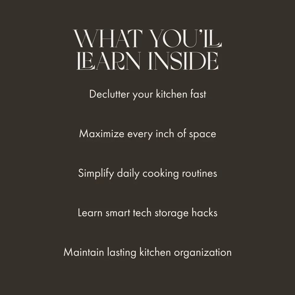 Tips for Kitchen Storage Systems | Digital Download Guide for Kitchen Organization, Pantry Planning, and Smart Home Optimization | eBook & Checklist for Decluttering and Efficient Storage Solutions