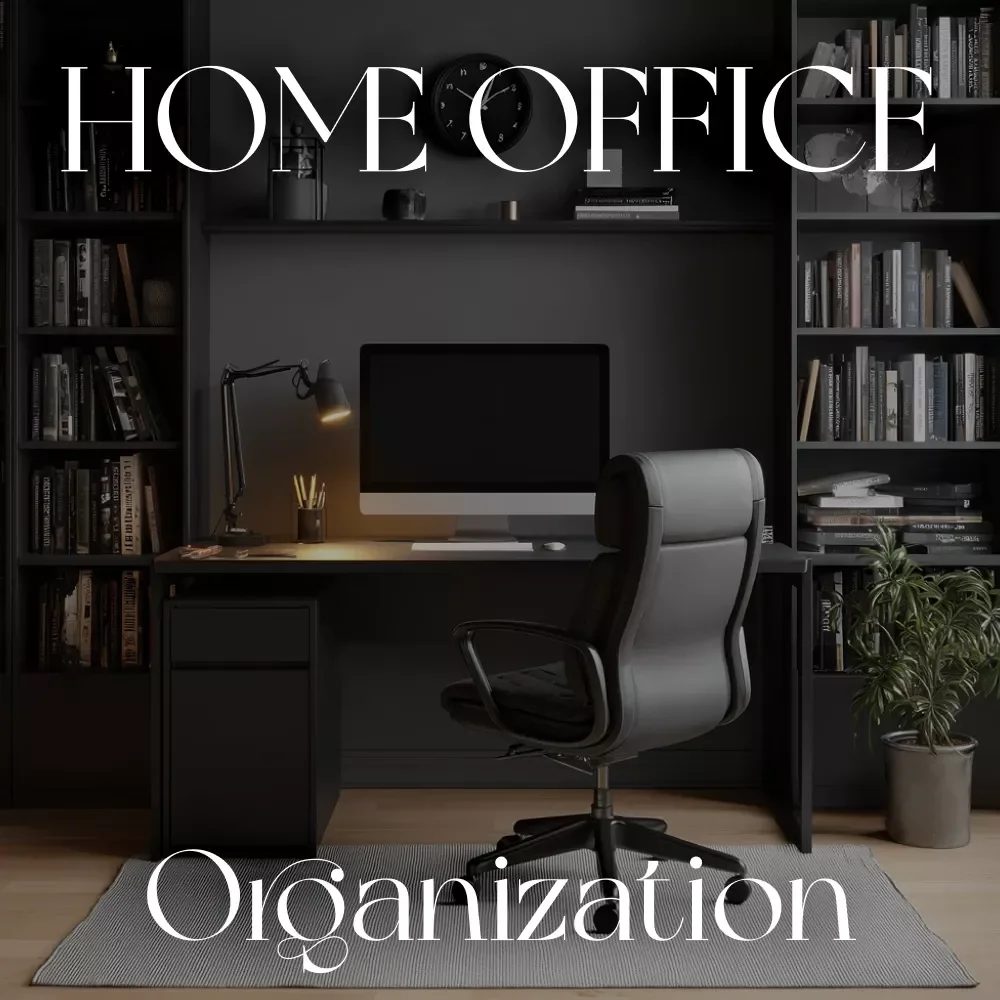 The Home Office Organization Checklist | Digital Download Guide for How to Implement Organization for Home Office | Printable Minimalist Workspace Planner