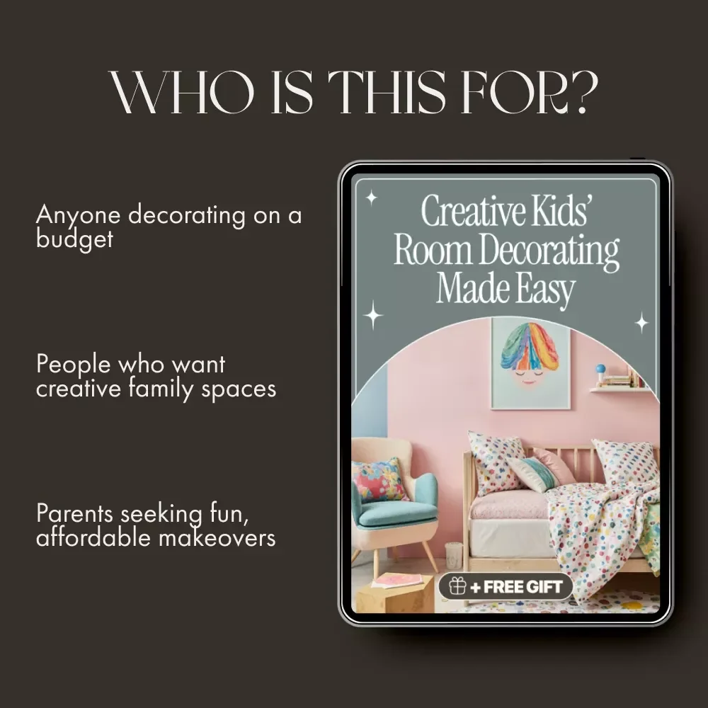 Creative Kids’ Room Decorating Made Easy | How to Decorate Kids Rooms Affordably | DIY Children’s Bedroom Ideas, Budget Home Decor Guide, Printable eBook