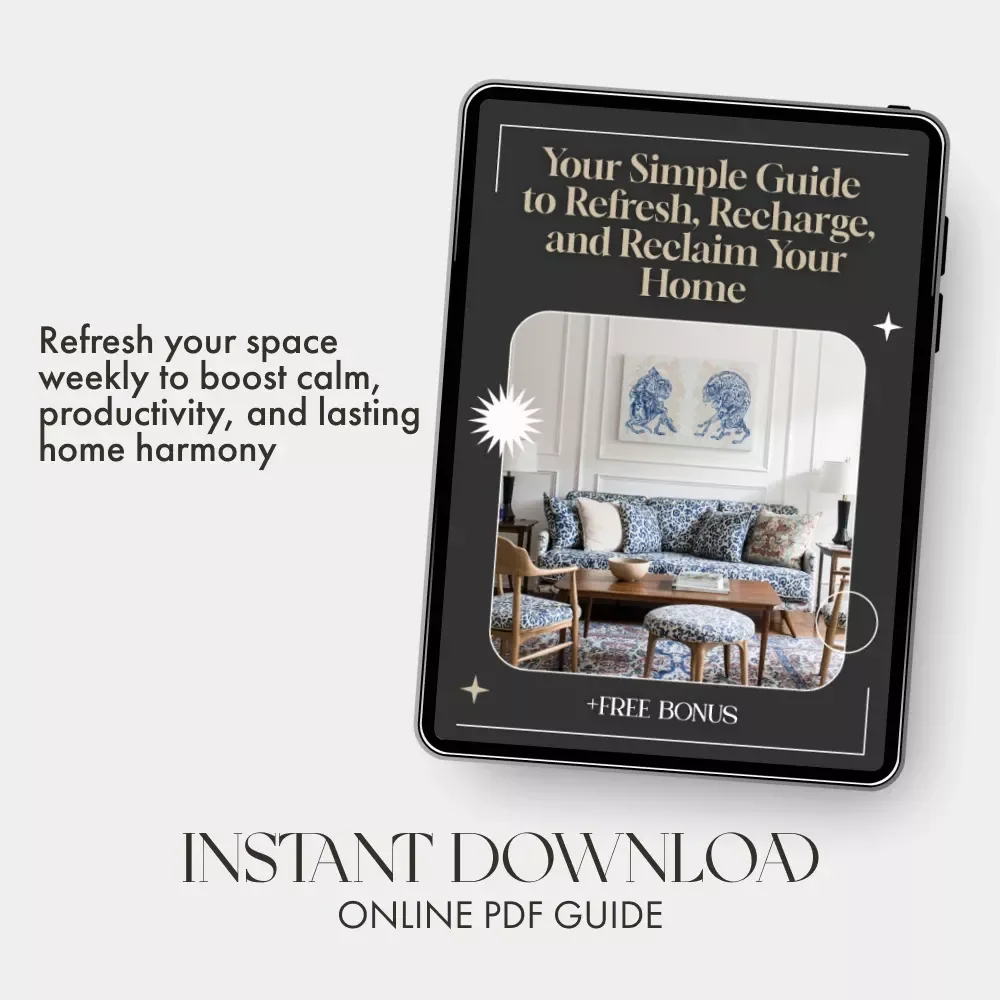 Your Simple Guide to Refresh, Recharge, and Reclaim Your Home | Digital Weekly Reset Planner | How to Plan Weekly Reset for Home | Minimalist Home Reset eBook