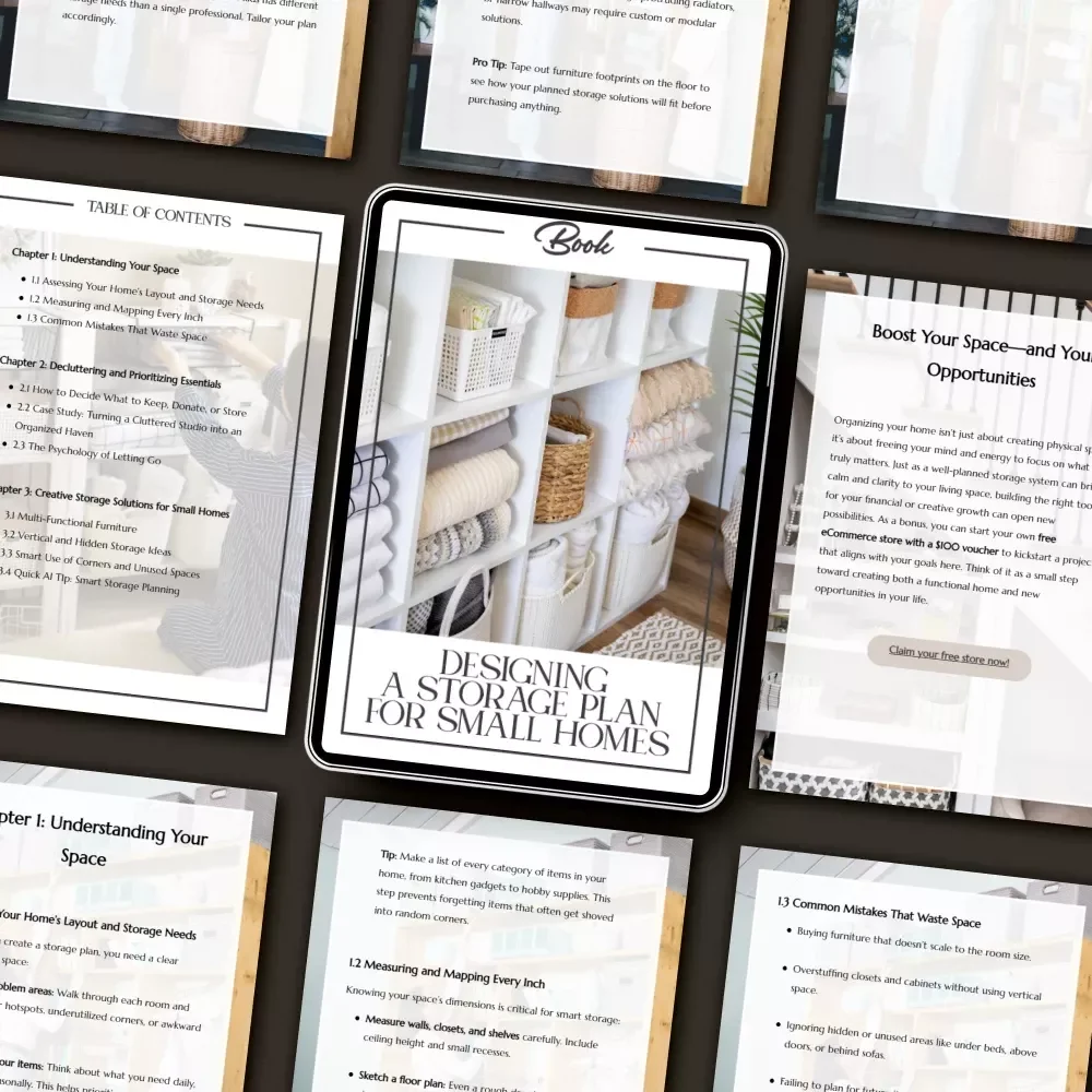 Designing a Storage Plan for Small Homes | eBook Guide for Smart Space Design | How to Design a Storage Plan for Small Homes