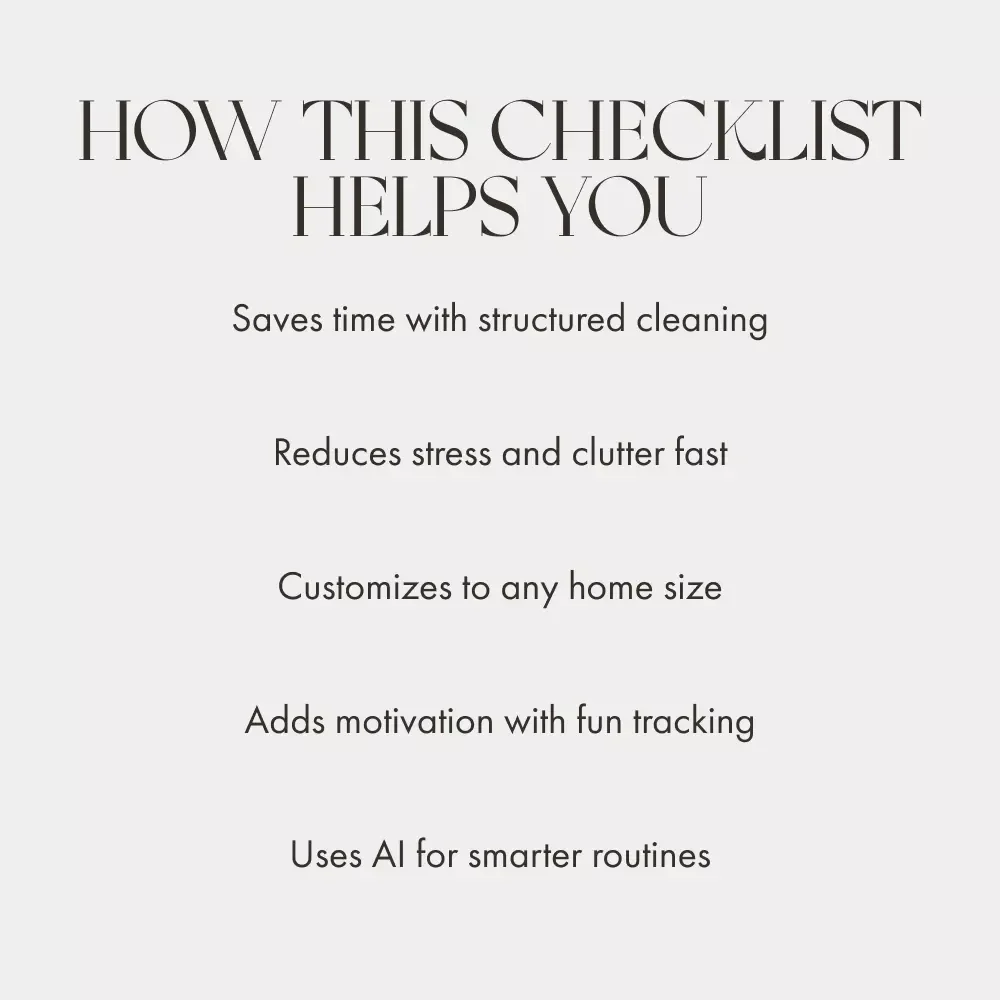 Creating Your Cleaning Checklist | Printable Guide to How to Create a Cleaning Checklist | Digital Home Organization eBook & Productivity Planner