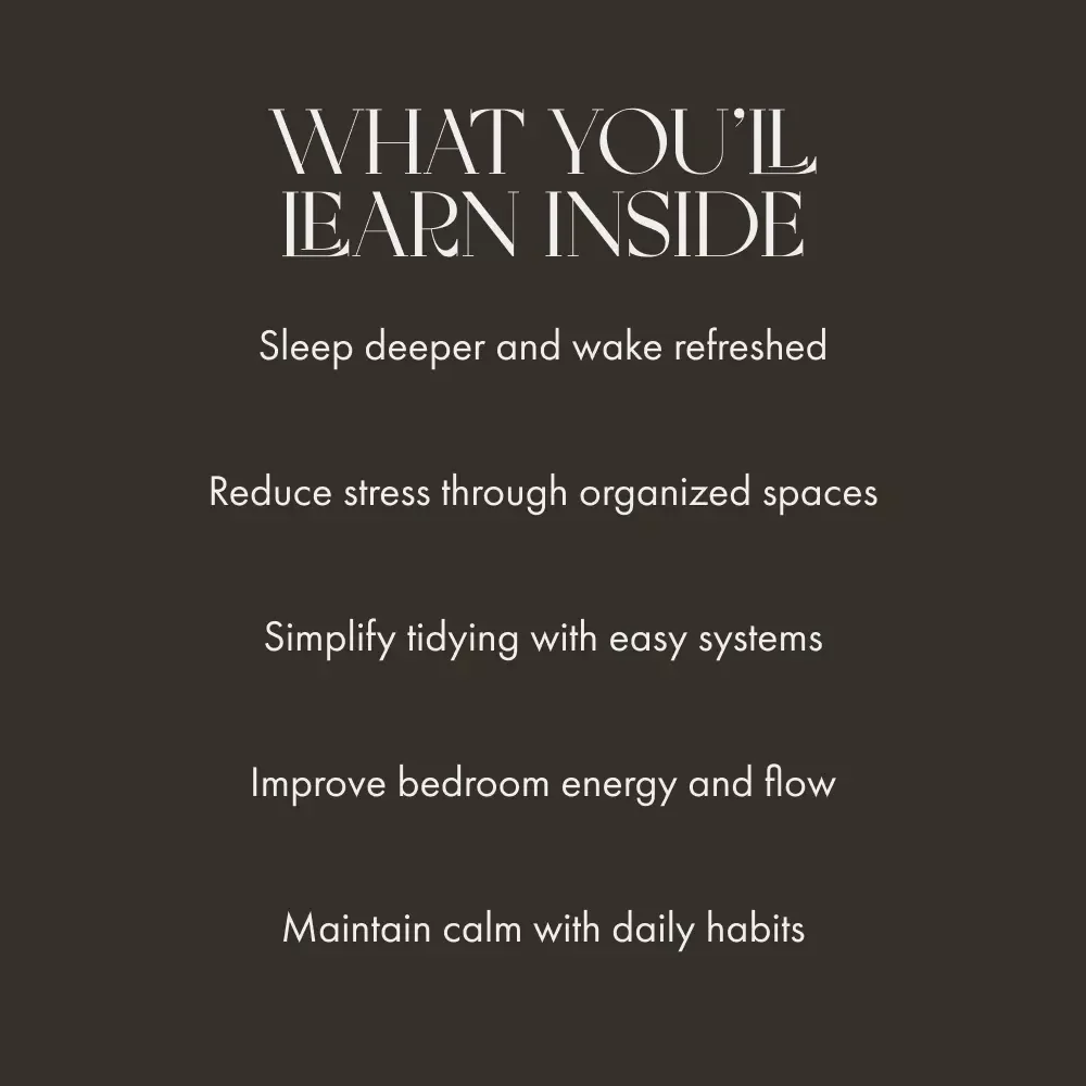 How a Tidy Bedroom Boosts Rest and Rejuvenation | Digital Guide for Better Sleep, Calm Spaces & Decluttering Habits | How Tidy Bedroom Improves Rest