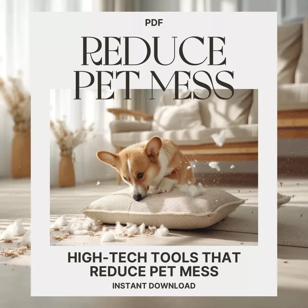 High-Tech Tools That Reduce Pet Mess | Printable Checklist for Pet Owners | Instant Digital Download | Smart Pet Cleaning Solutions | what high tech tools reduce pet mess