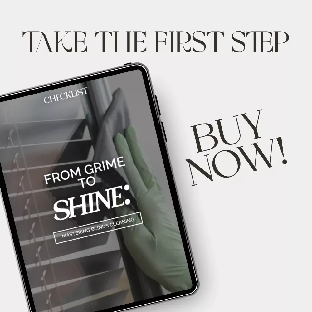 From Grime to Shine: Mastering Blinds Cleaning | Printable Checklist for How to Clean Blinds, Digital Download Home Cleaning Guide
