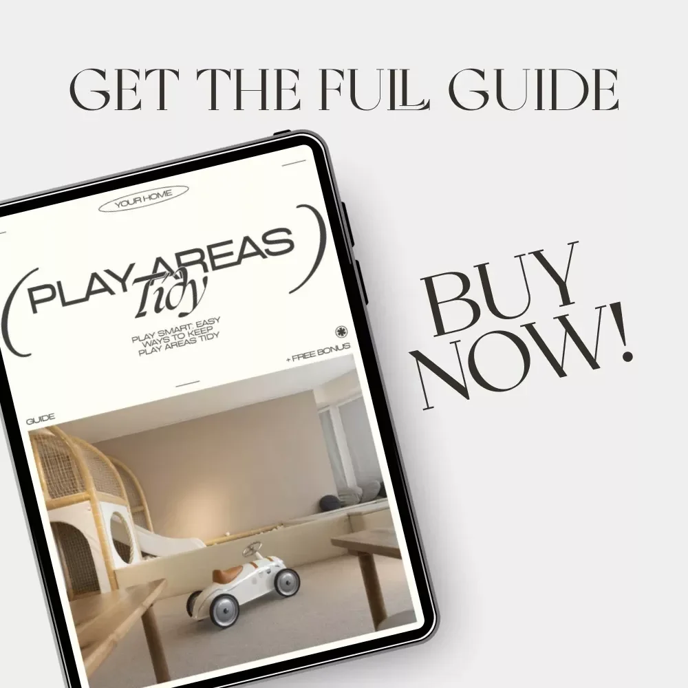 Play Smart: Easy Ways to Keep Play Areas Tidy | Digital Guide for Parents | Printable eBook with Tips for Keeping Play Areas Tidy