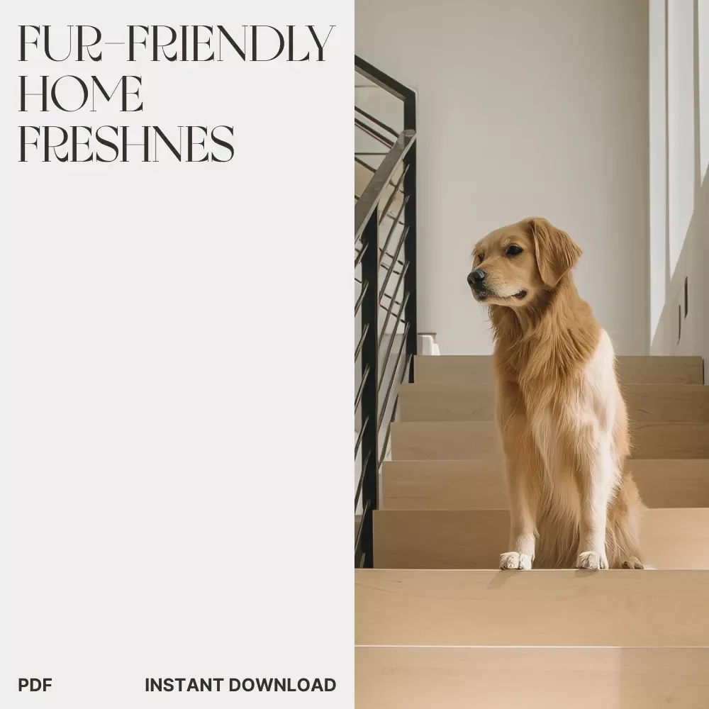 Fur-Friendly Home Freshness | Printable Pet Hygiene Checklist | How to Maintain Hygiene with Pets | Digital Download for Clean & Odor-Free Living with Dogs & Cats