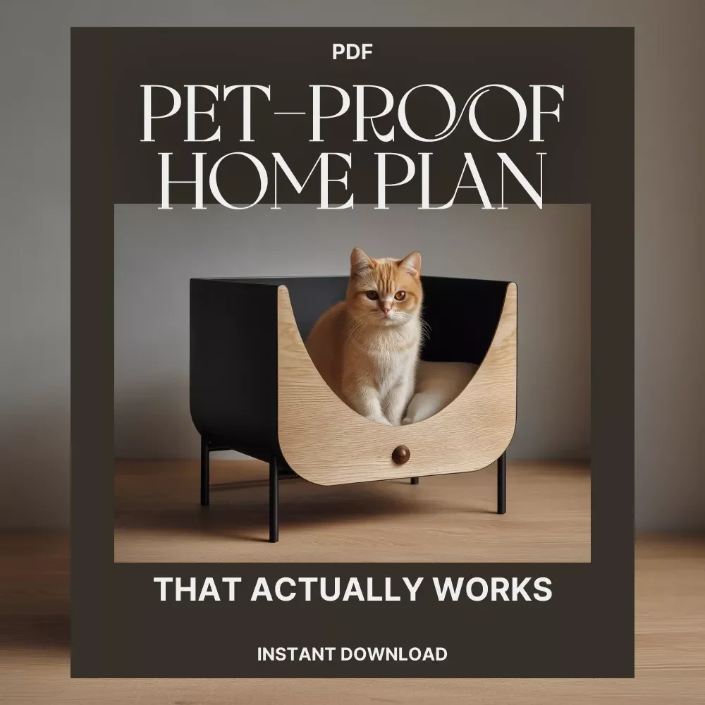 The Pet-Proof Home Plan That Actually Works | Ultimate Digital Guide for Pet Owners | What to Do When Pets Knock Things Over | Instant Download PDF