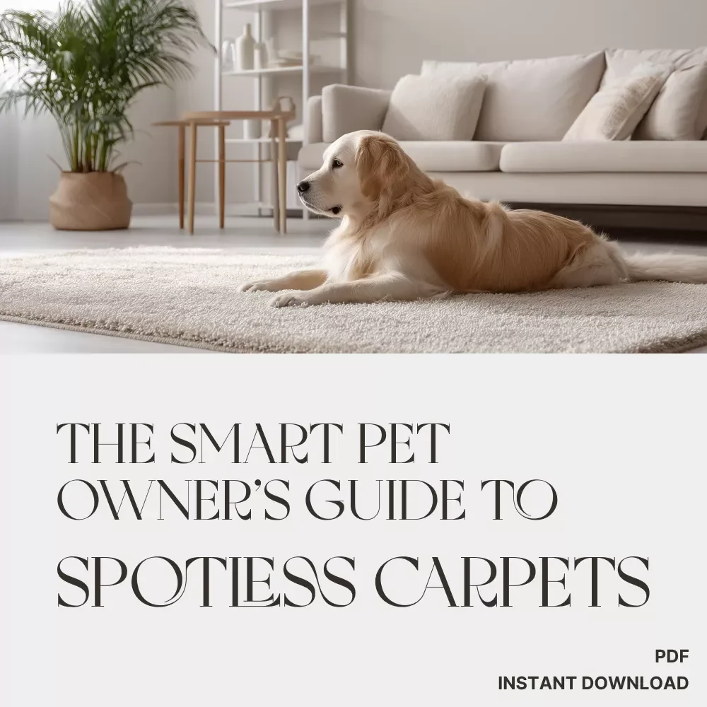 The Smart Pet Owner’s Guide to Spotless Carpets | Best Way to Keep Carpets Clean with Pets | Digital eBook for Pet Owners, Clean Home Lovers & Smart Home Users