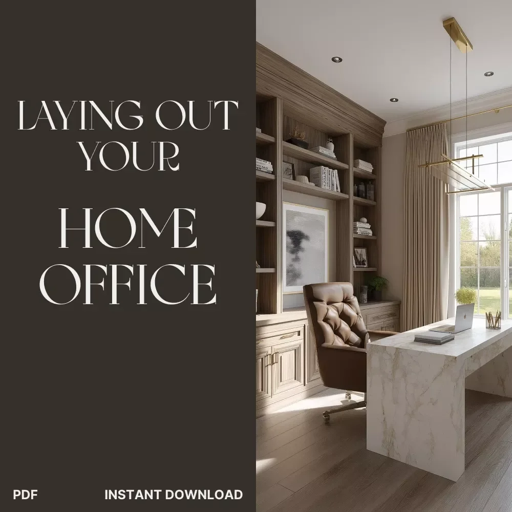 Laying Out Your Home Office | How to Layout a Home Office | Digital Guide for Productivity, Comfort & Style