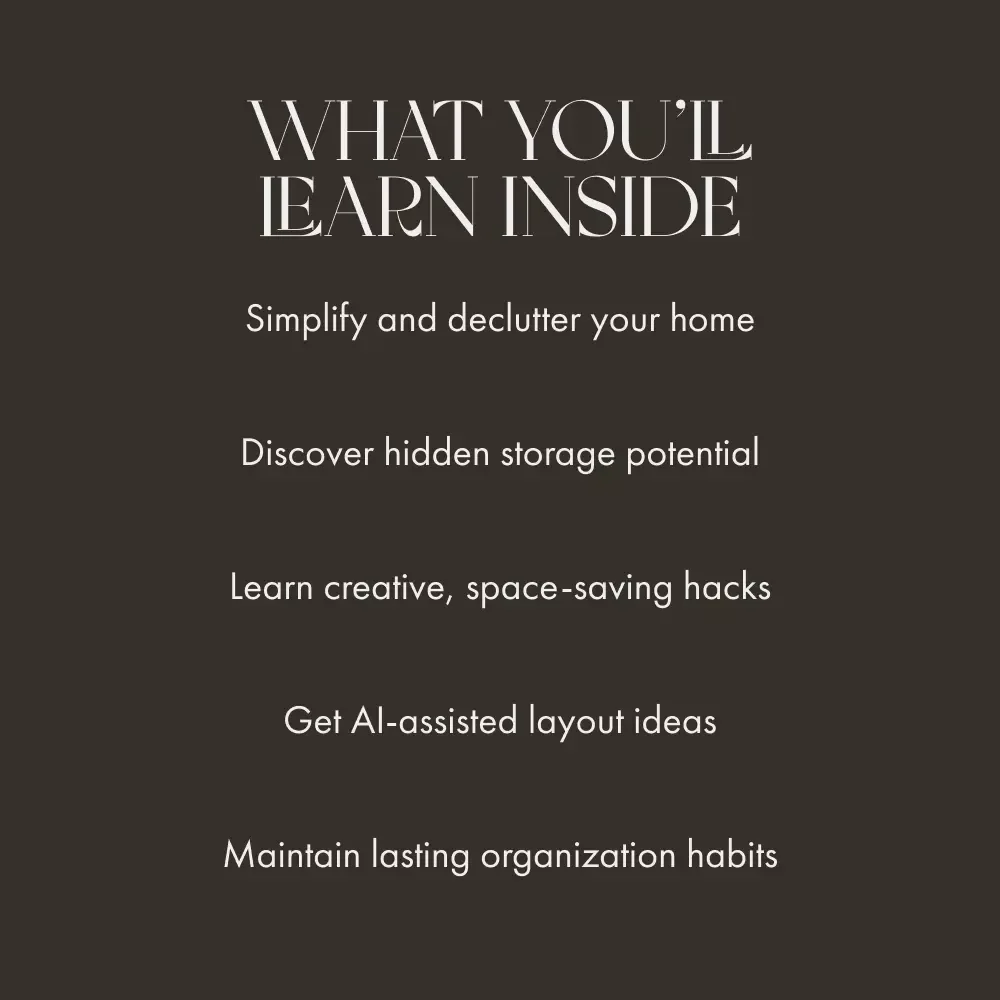 Designing a Storage Plan for Small Homes | eBook Guide for Smart Space Design | How to Design a Storage Plan for Small Homes