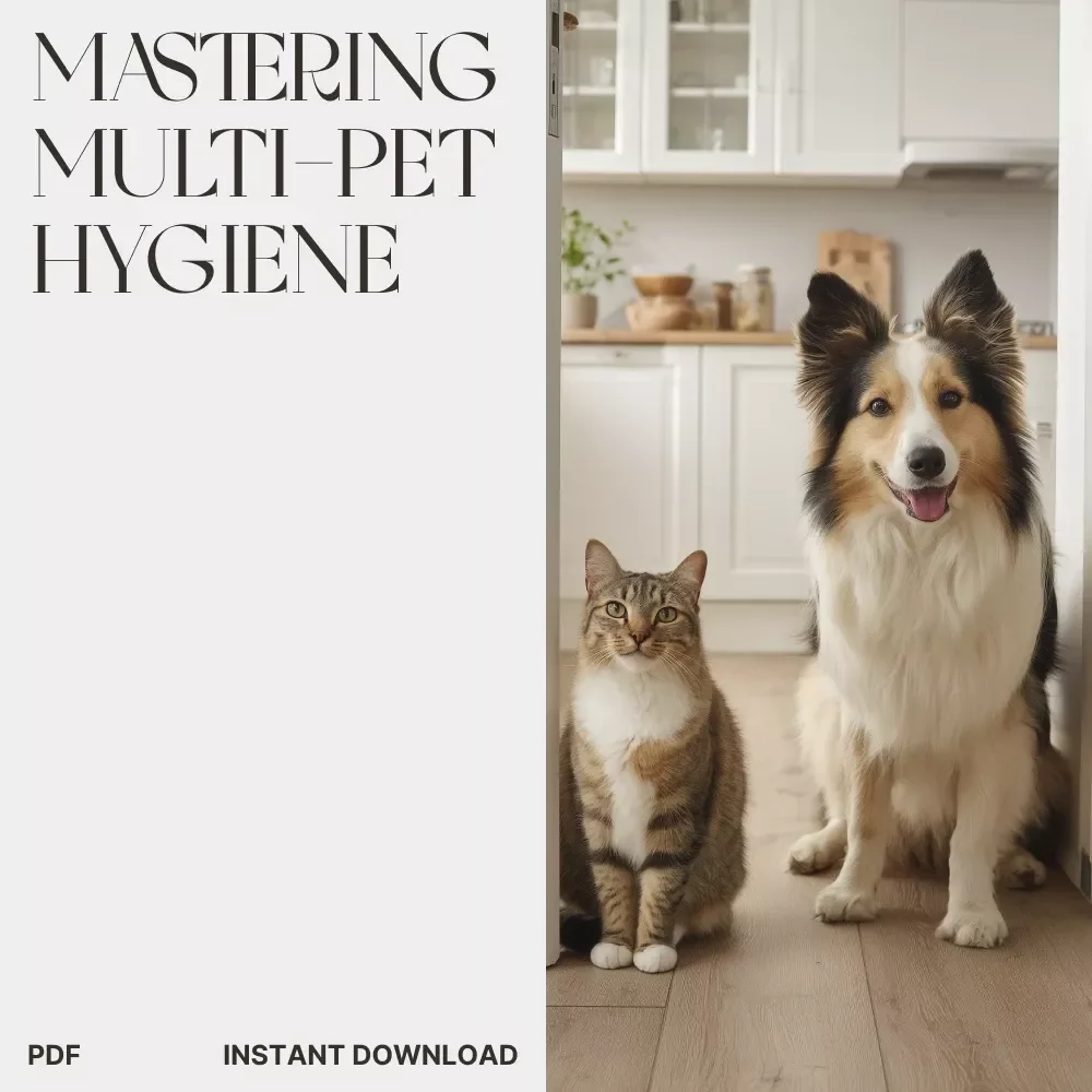 Fur, Fun, and Freshness: Mastering Multi-Pet Hygiene | Digital Guide for Pet Owners | How to Maintain Hygiene with Multiple Pets, Keep Your Home Clean, and Your Pets Happy