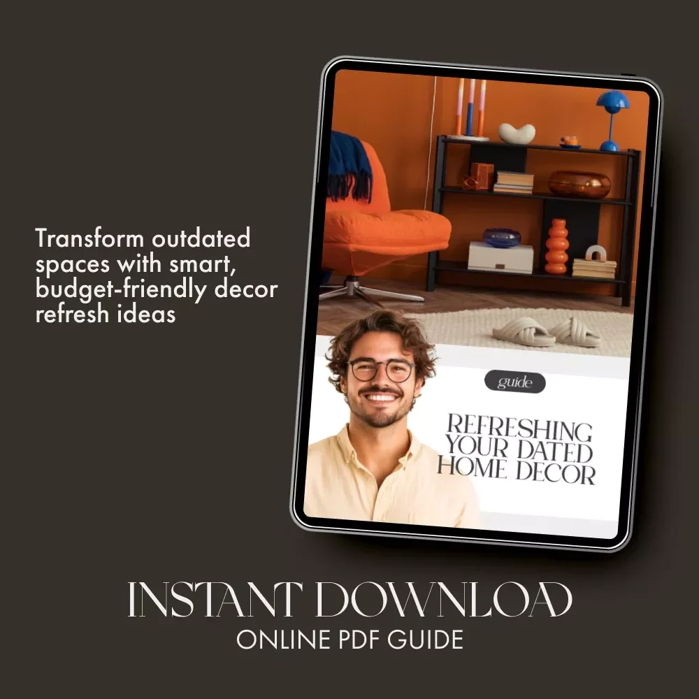 Refreshing Your Dated Home Decor | Digital Guide for Modern Home Makeovers | What to Do When Your Decor Is Dated | Printable eBook & Checklist