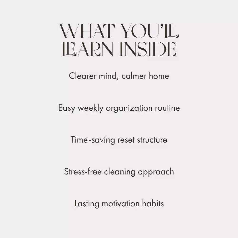 Your Simple Guide to Refresh, Recharge, and Reclaim Your Home | Digital Weekly Reset Planner | How to Plan Weekly Reset for Home | Minimalist Home Reset eBook