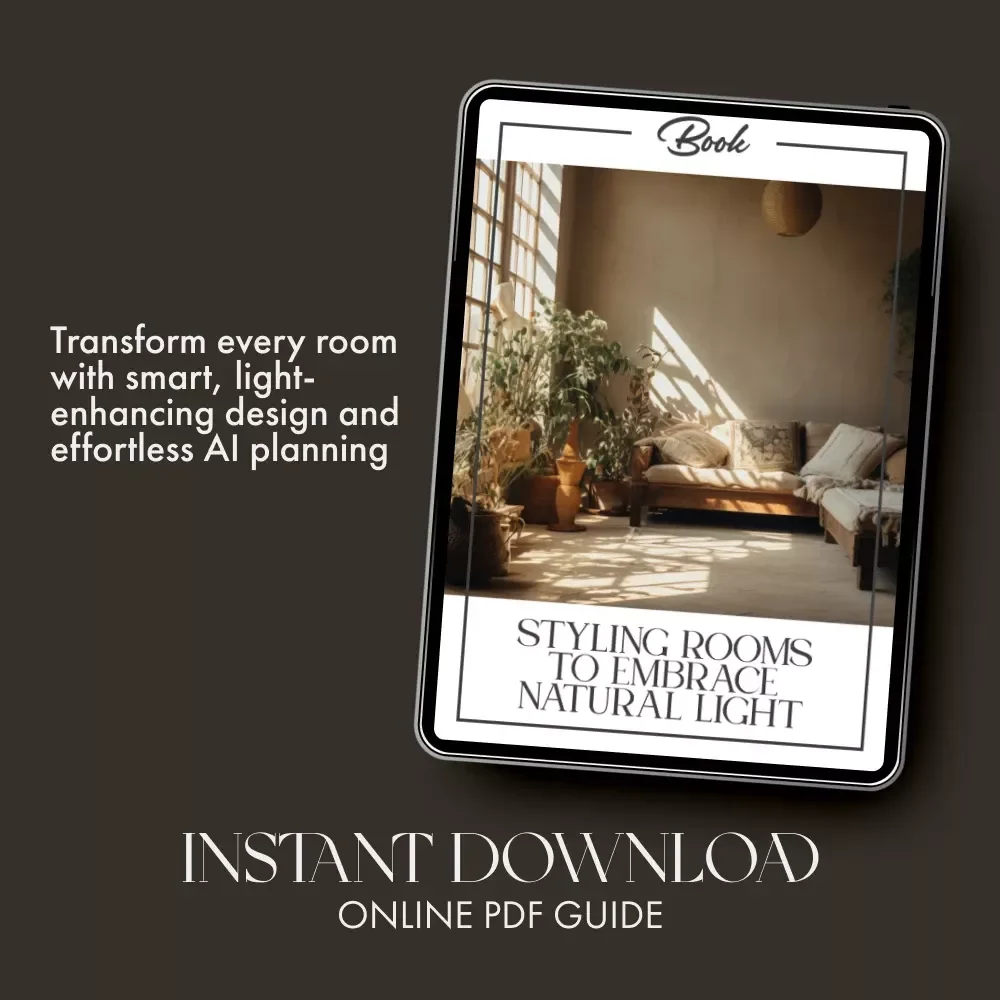 Styling Rooms to Embrace Natural Light | Modern Interior Design eBook | Home Decor Guide on How to Style Rooms for Natural Light | Bright, Airy Spaces Made Easy