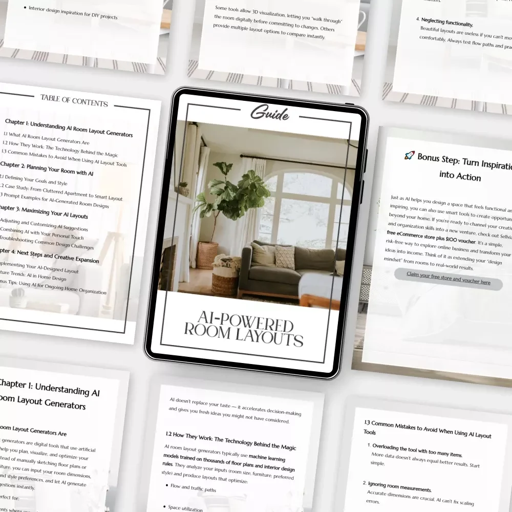 AI-Powered Room Layouts | Digital Home Design Guide | Learn How to Use an AI Room Layout Generator for Smart Interiors