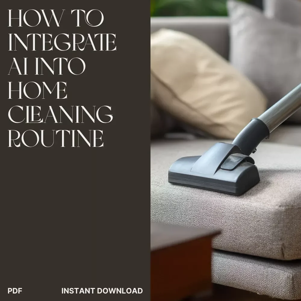 How to Integrate AI Into Home Cleaning Routine | Digital Checklist for Smart Homes | Tips for Integrating AI into Cleaning Routines | Modern AI Cleaning Guide