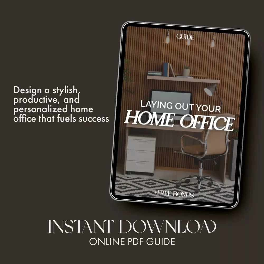 Laying Out Your Home Office | How to Layout a Home Office | Digital Guide for Productivity, Comfort & Style