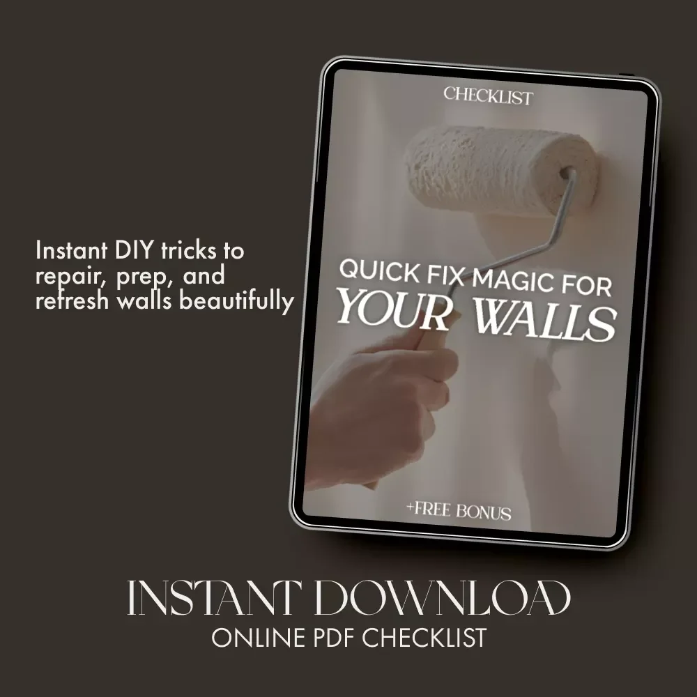 Quick Fix Magic for Your Walls | How to Touch Up Walls and Paint Without a Full Remodel | DIY Home Makeover Checklist for Effortless Wall Repairs