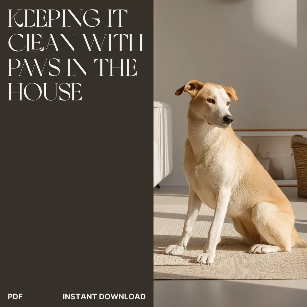 Keeping It Clean with Paws in the House | Pet-Friendly Cleaning Guide for Dog & Cat Owners | Tips for Cleaning with Dogs or Cats Around