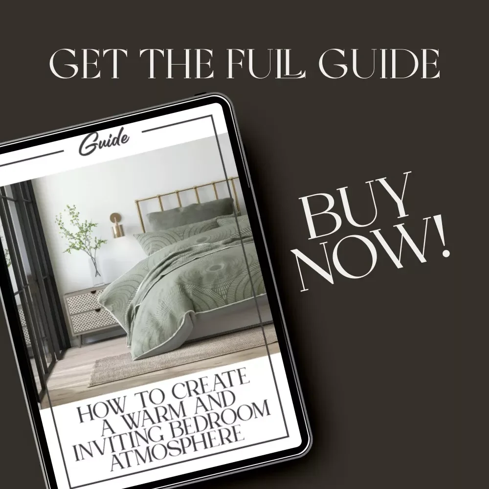 How to Create a Warm and Inviting Bedroom Atmosphere | Cozy Bedroom Decor Guide | Interior Design eBook | Home Styling Checklist | Digital Download