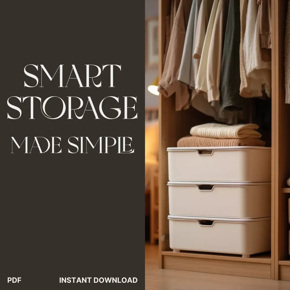 Smart Storage Made Simple | AI-Powered Home Organization Checklist | How to Use AI to Generate Storage Solutions for Every Room