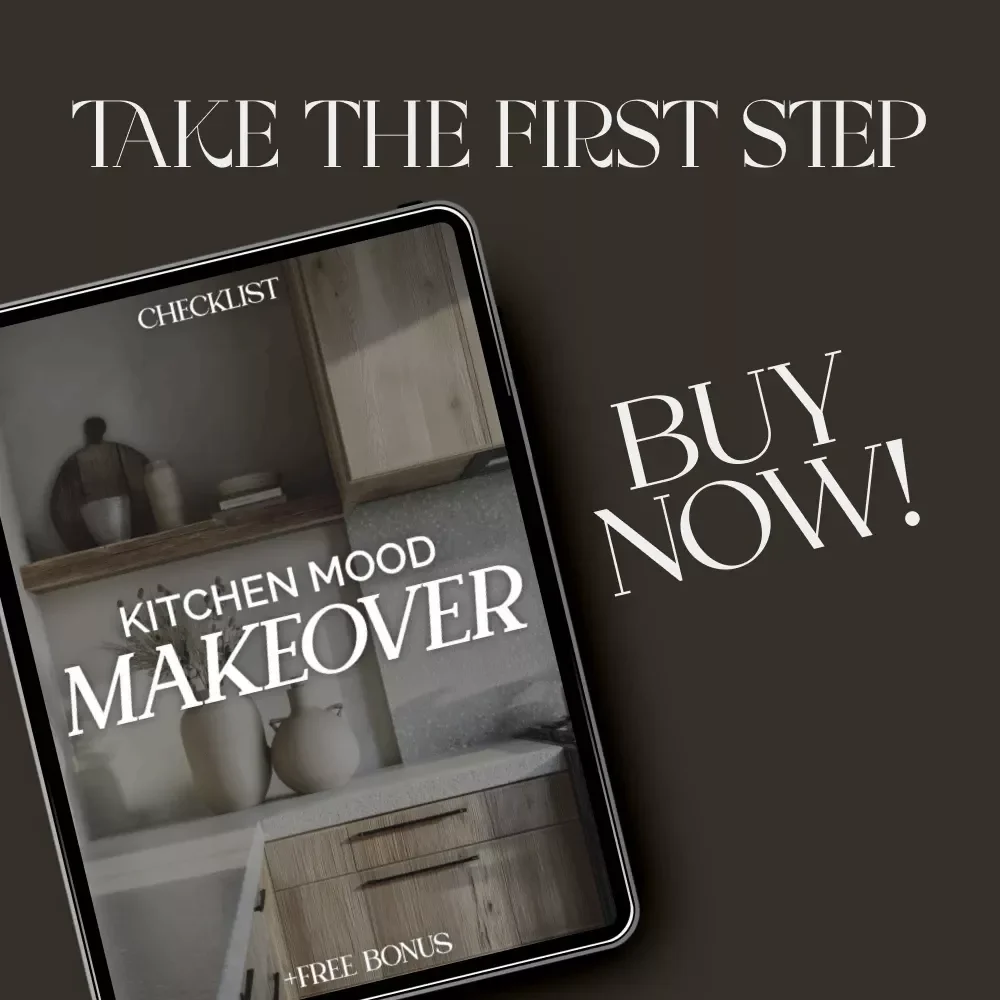 Kitchen Mood Makeover Checklist | Printable Home Decor Guide for Easy Ways to Change Kitchen Mood | Digital Download