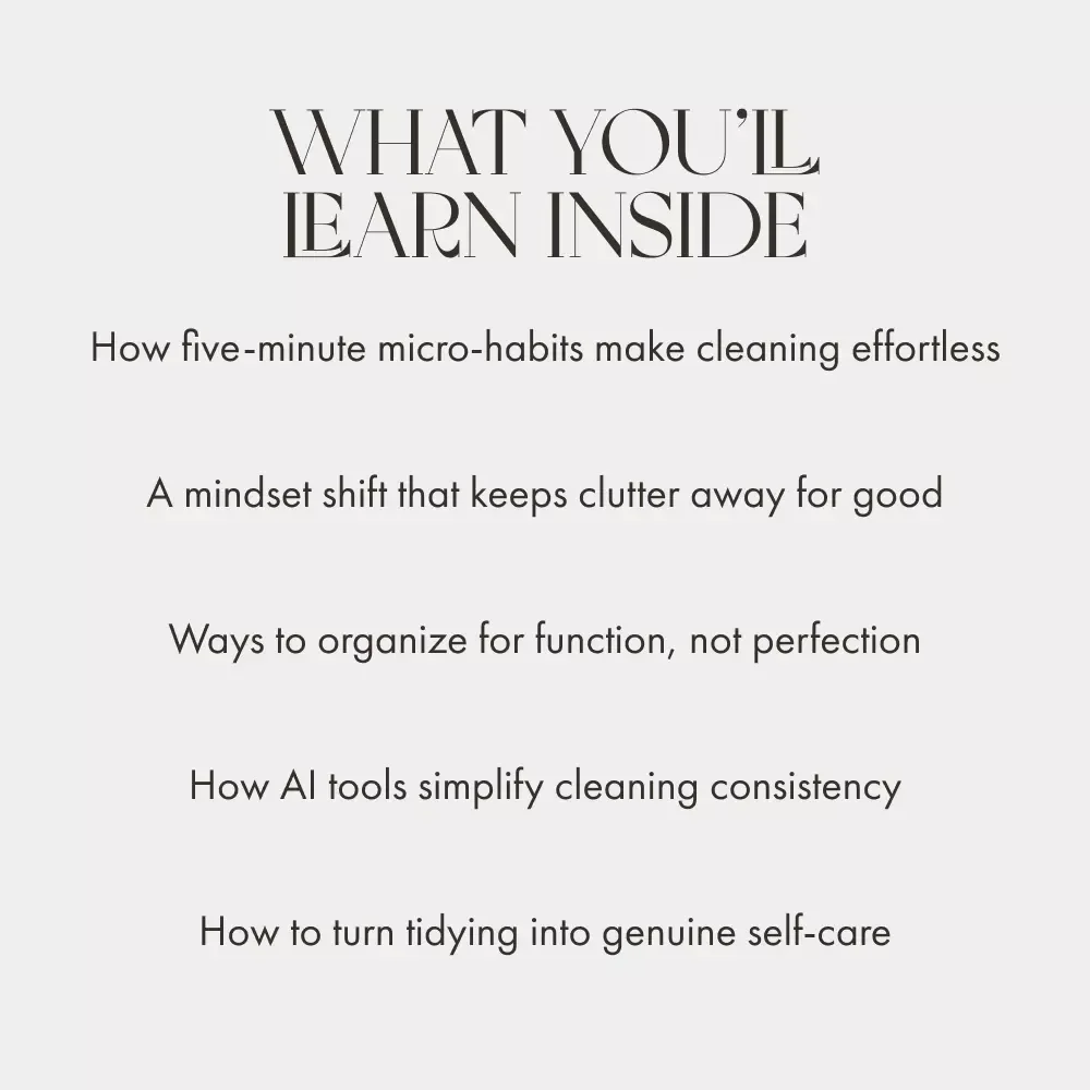 The Long-Term Guide to a Forever Fresh Home | Digital eBook for How to Maintain a Clean House Long Term | Decluttering, Cleaning, and Organization Strategies for Lasting Freshness