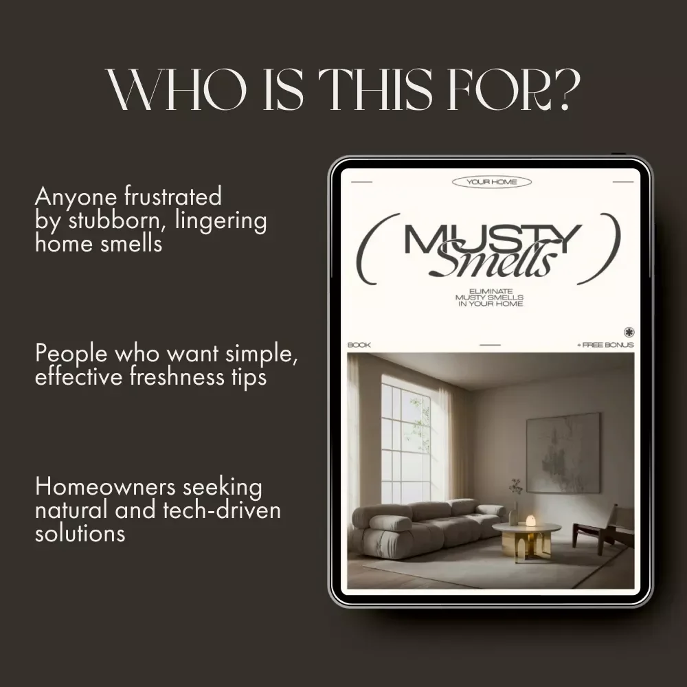 Eliminate Musty Smells in Your Home | How to Get Rid of a Musty Smell in a House eBook | Fresh Air Home Guide for Mold, Odors & Humidity Control