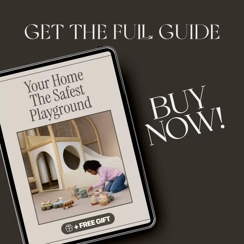 Your Home the Safest Playground | Printable Digital Guide for Parents | Learn how to childproof your home, room-by-room safety plan, AI-powered safety ideas