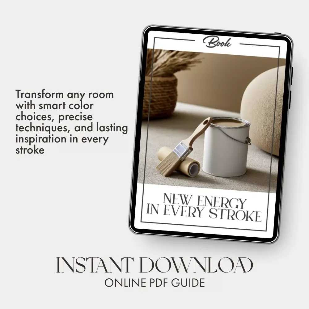New Energy in Every Stroke – A Complete Guide on How to Refresh a Room with Paint | Digital Download Home Makeover eBook for DIY Enthusiasts, Renters & Interior Design Lovers
