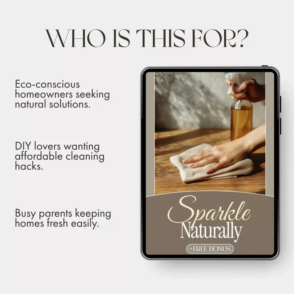 Sparkle Naturally | DIY Guide to How to Make Your Own All-Purpose Cleaner | Eco-Friendly Cleaning eBook for a Greener Home