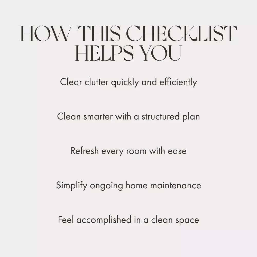 Weekend Deep Clean Checklist: A Step-by-Step Guide | Printable Home Cleaning Planner | Digital Download for How to Plan a Weekend Deep Clean