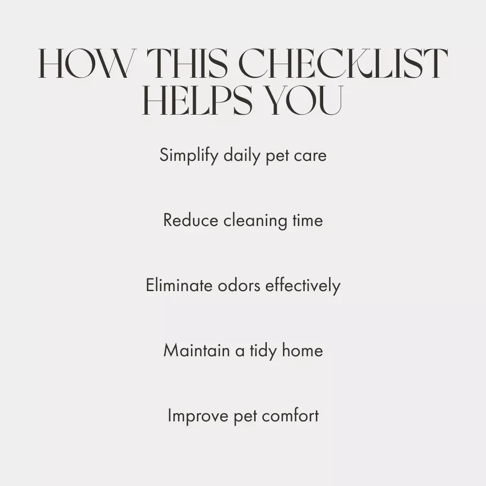 High-Tech Tools That Reduce Pet Mess | Printable Checklist for Pet Owners | Instant Digital Download | Smart Pet Cleaning Solutions | what high tech tools reduce pet mess