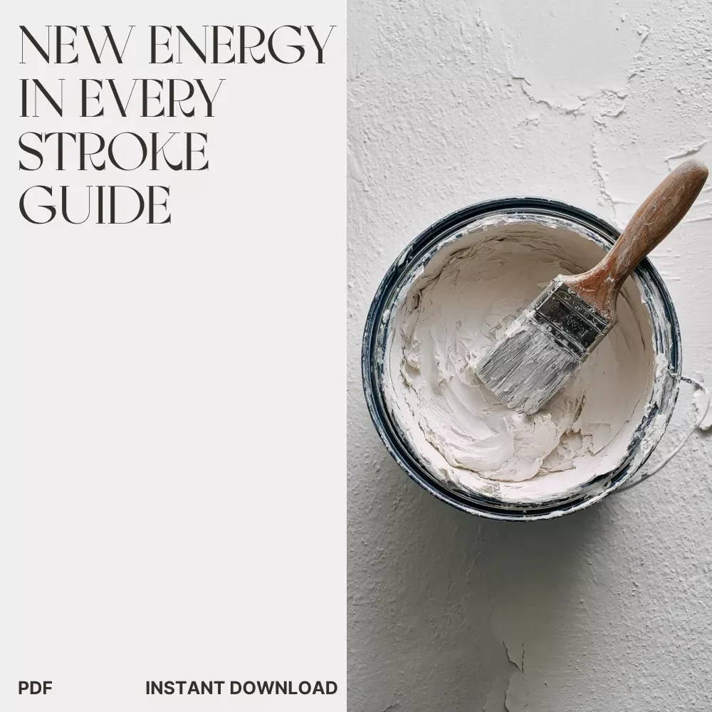 New Energy in Every Stroke – A Complete Guide on How to Refresh a Room with Paint | Digital Download Home Makeover eBook for DIY Enthusiasts, Renters & Interior Design Lovers