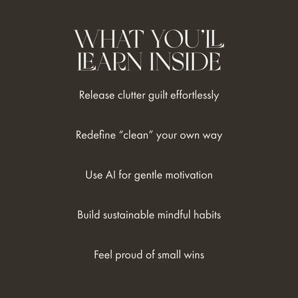 The Gentle Way to Declutter Without Shame | Digital Guide for Emotional Healing, Self-Compassion & How to Stop Feeling Guilty About Clutter