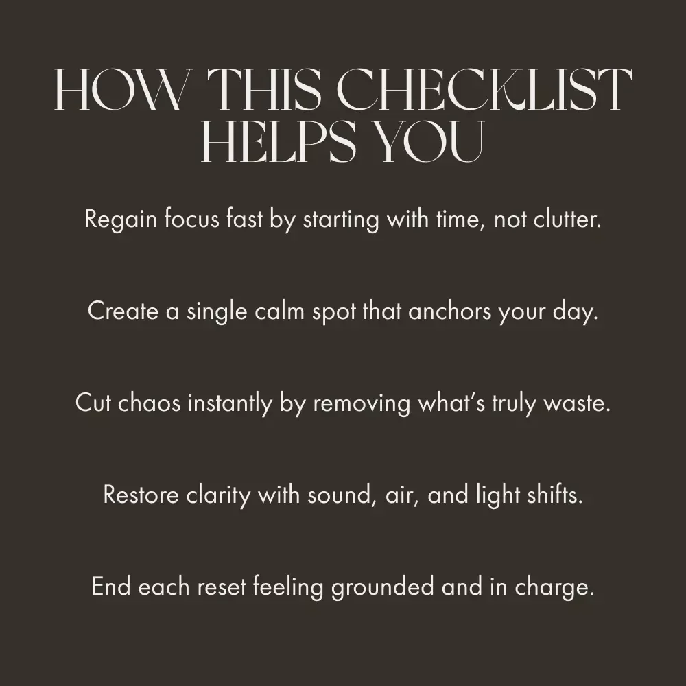 When the Room Feels Like It’s Exploding | Printable Checklist for Calm Spaces | Digital Download Guide for Overwhelmed Minds | what to do when rooms feel chaotic
