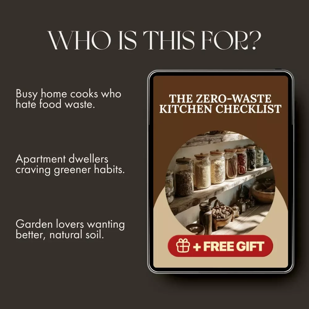 The Zero-Waste Kitchen Checklist | Sustainable Living Guide | Eco-Friendly Tips for Composting Kitchen Waste