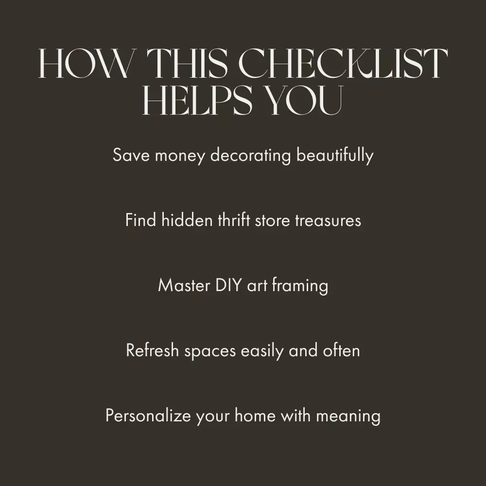Wall Art on a Dime | Budget Home Decor Checklist | How to Decorate Using Affordable Wall Art | DIY Wall Art & Home Styling Guide (Digital Download)