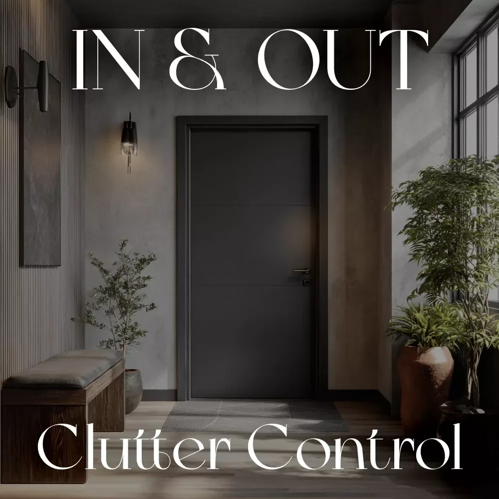 In & Out Clutter Control Checklist | Digital Download | Best Way to Reduce Clutter with One In One Out | Minimalist Home Organization Printable