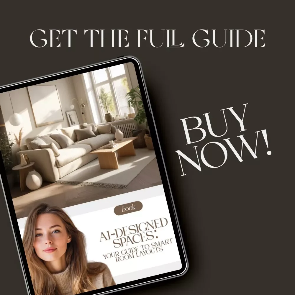 AI-Designed Spaces: Your Guide to Smart Room Layouts | How to Use AI to Design a Room Layout for Your Space | Digital Interior Design eBook