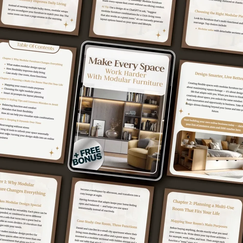 Make Every Space Work Harder with Modular Furniture | Guide to the Best Way to Use Modular Furniture for Multi Use Rooms, Small Spaces & Flexible Living