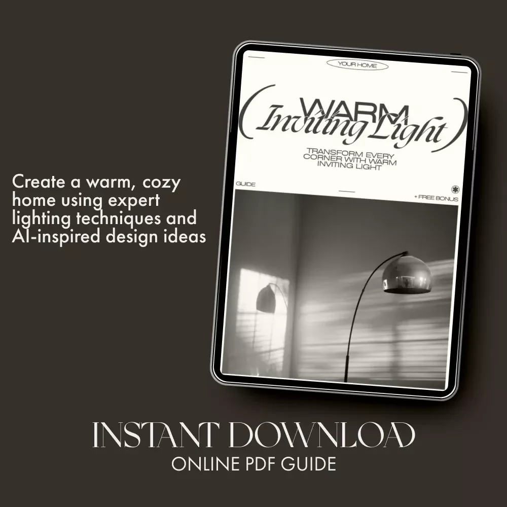 Transform Every Corner with Warm Inviting Light | Cozy Lighting Guide | Home Decor eBook | AI Lighting Design Inspiration | Digital Download for Interior Design and Ambience
