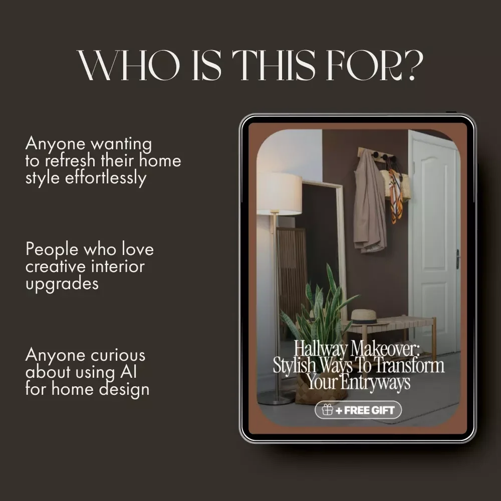 Hallway Makeover: Stylish Ways to Transform Your Entryways | Modern Home Decor eBook | How to Style Hallways Efficiently | Digital Interior Design Guide for Small Spaces
