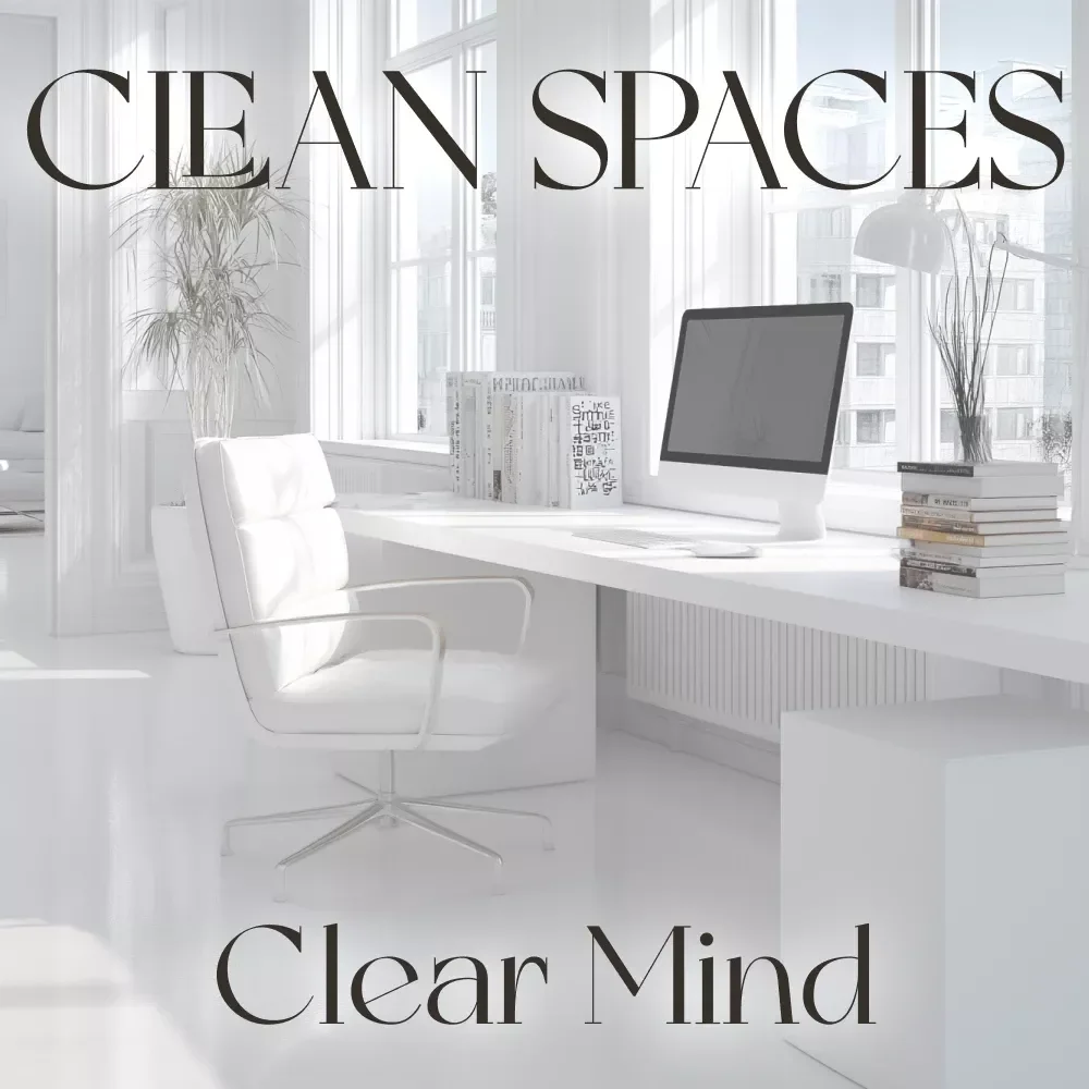Clean Spaces, Clear Mind | Printable Daily Cleaning Routine Checklist | How to Build a Daily Cleaning Routine | Minimalist Home Organization Guide