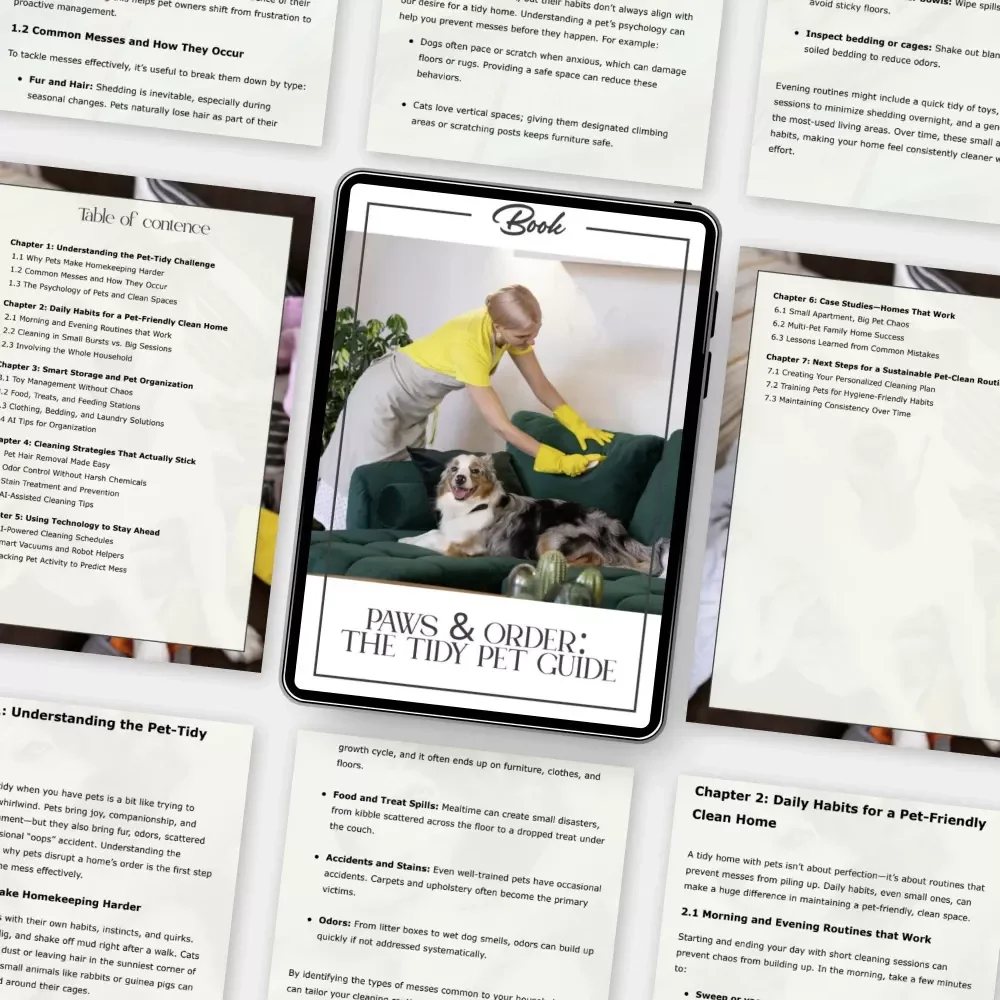 Paws & Order: The Tidy Pet Guide | How to Keep Home Tidy with Pets | Pet Organization & Cleaning eBook for Dog & Cat Owners