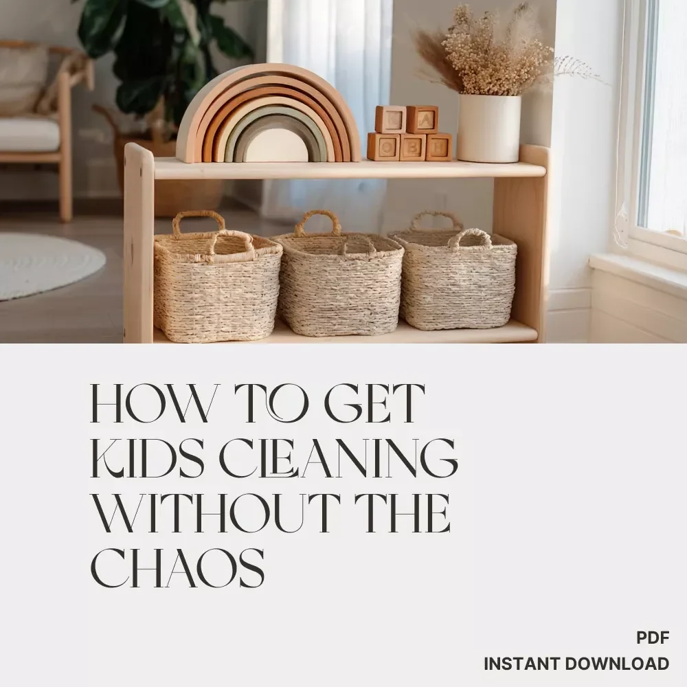 How to Get Kids Cleaning Without the Chaos | Printable Checklist for Parents | Easy Routine for When Kids Refuse to Tidy Up