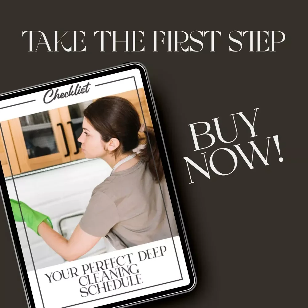 Your Perfect Deep Cleaning Schedule | Printable Cleaning Checklist, Home Organization Planner, Digital Download, Housekeeping eBook, AI Cleaning Routine Guide